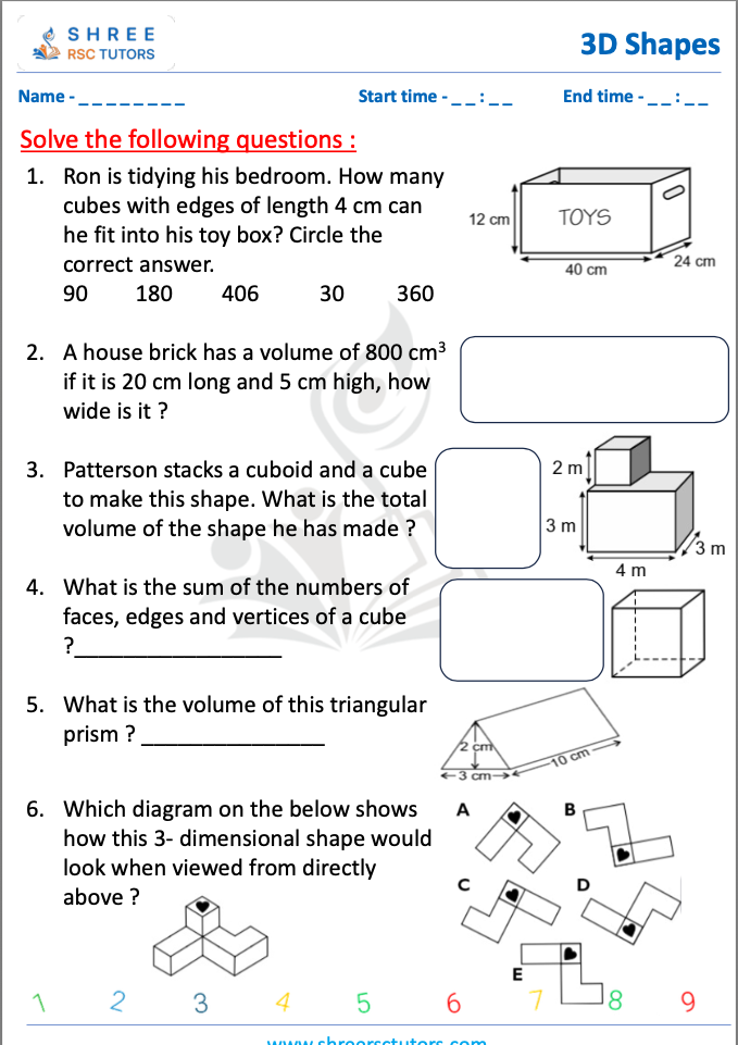 worksheets
