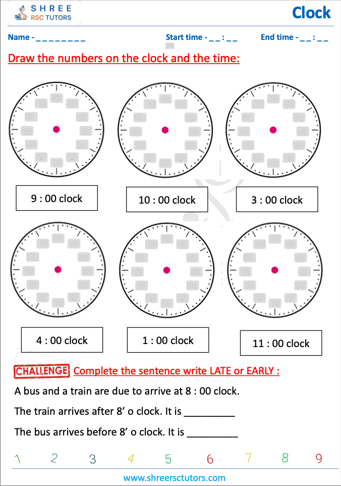 Worksheet